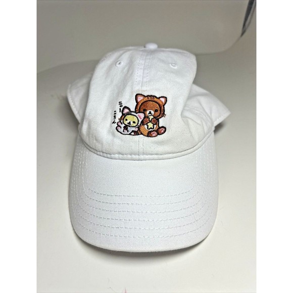 Rilakkuma San-X Co Hat Embroidered White Snapback Adjustable Cap 2018 - Picture 4 of 12